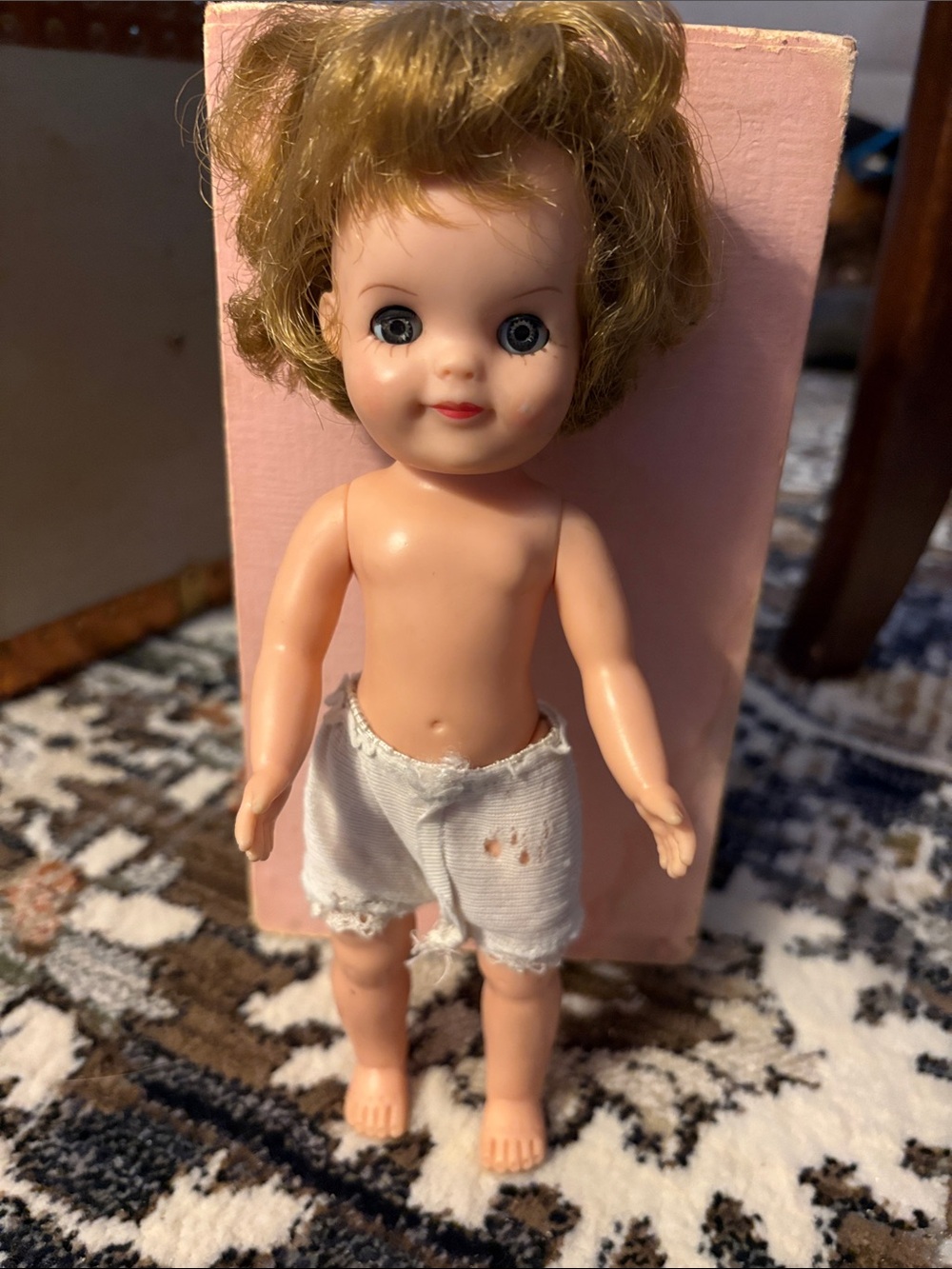 VTG EFFANBEE ‘Fluffy’ 8.5” Vinyl Doll 1965